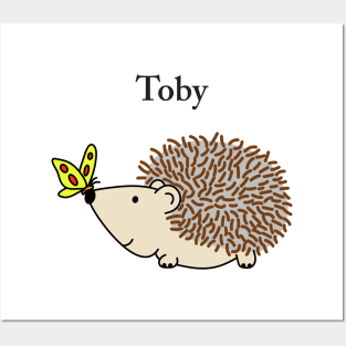 Toby the Hedgehog, from the book "Hedgehogs Can't Fly" Posters and Art